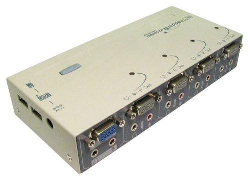 4-Port PS/2 VGA KVM Switch - CS84A, ATEN Desktop KVM Switches