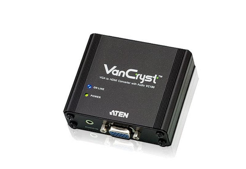 VC180 Aten VGA to HDMI Converter with Audio KVM Solutions