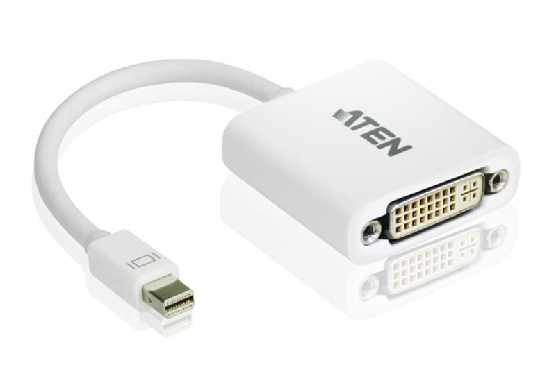 VC960 Aten Mini DisplayPort to DVI Adapter KVM Solutions