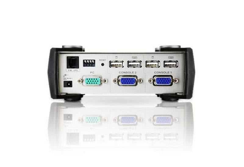 CS231 Aten 2-Port USB PS2 Reverse KVM Switch KVM Solutions