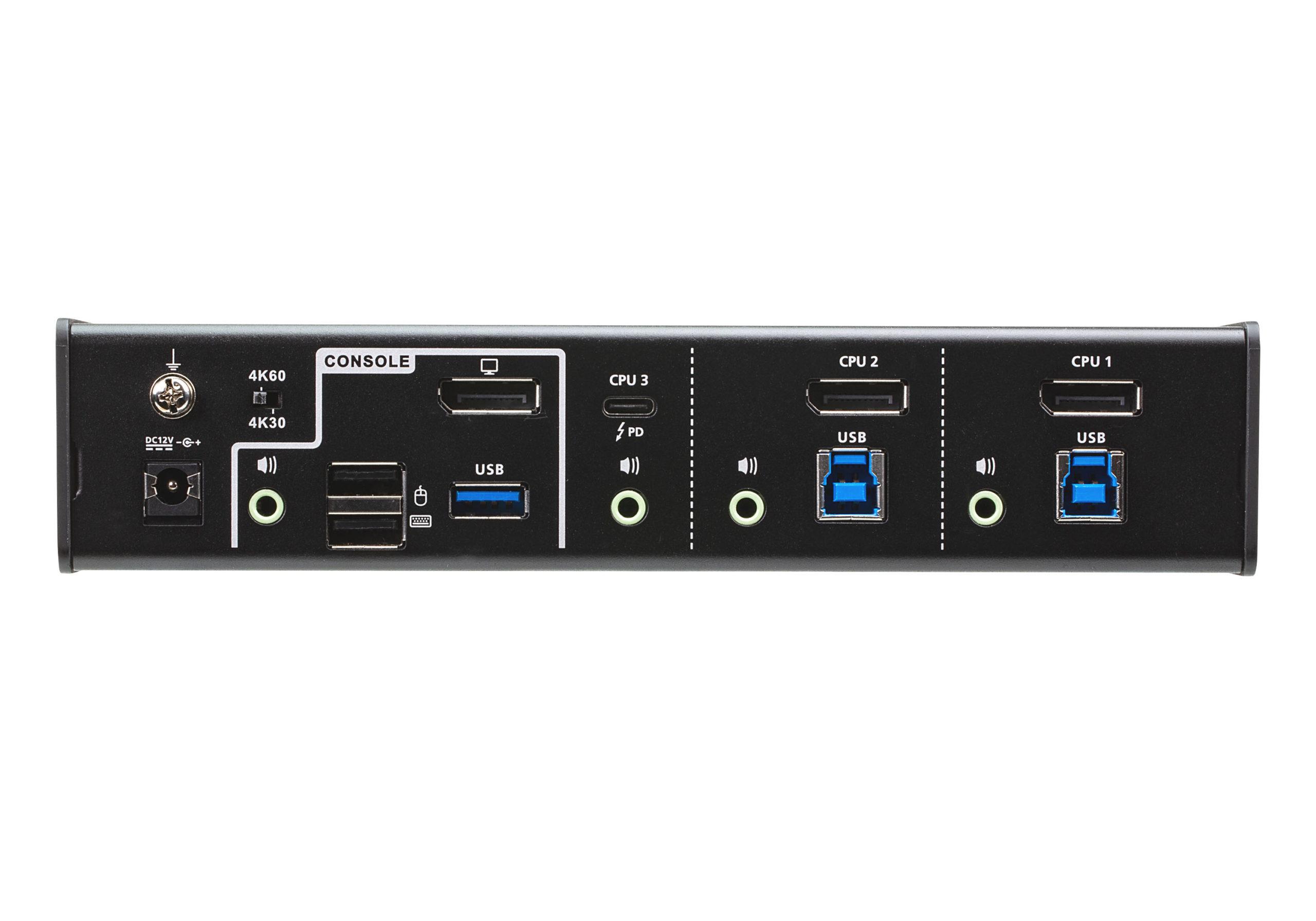 Rextron KVM Switches Supporting Type C/HDMI/Displayport/DVI/VGA