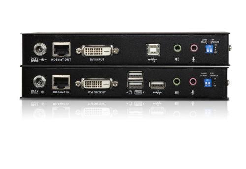 Dual Display USB & DVI KVM Extender