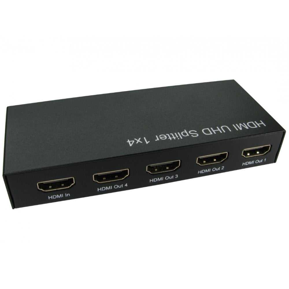 HD-SP204-HD2 4-Port HDMI Splitter (3D & 4K Support) - KVM Solutions