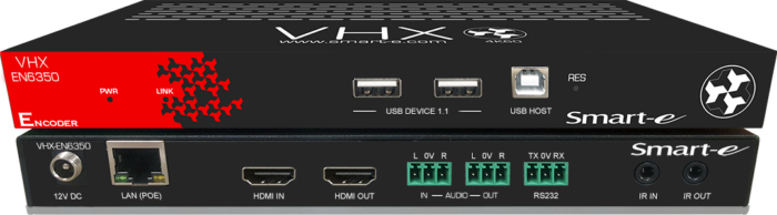 VHX-DC6350 smart-e usb and hdmi AVoip kvm extender matrix