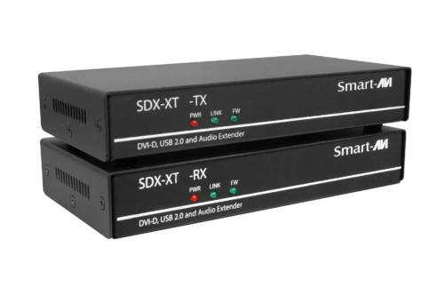 SmartAVI SDX-XT extend digital video DVI-D 1920×1200, USB 2.0, USB Keyboard/Mouse and Audio up to 500 ft over a single CAT5/6 uncompressed