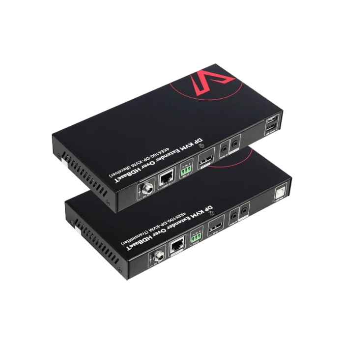 AV Access 4KEX100-DP-KVM DisplayPort KVM Extender over CAT6, 4K Zero-Latency, 100m/330ft HDBaseT w/ Auto EDID