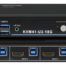 The SY Electronics SY-KVM41-U3-18G 4-port USB & HDMI 4K KVM switch with 4 x USB perripheral ports